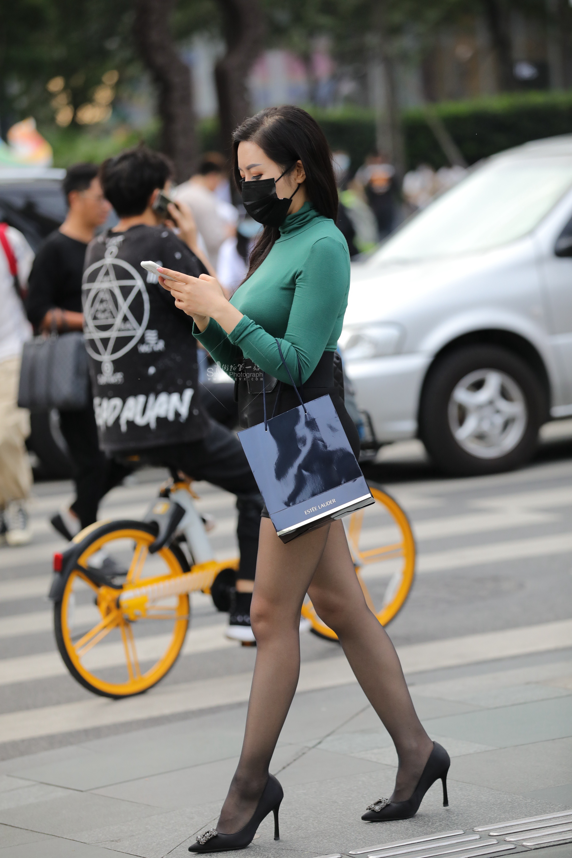  网红黑 丝高 跟完美身材相当哇塞